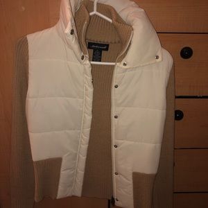 Tan/White Winter coat